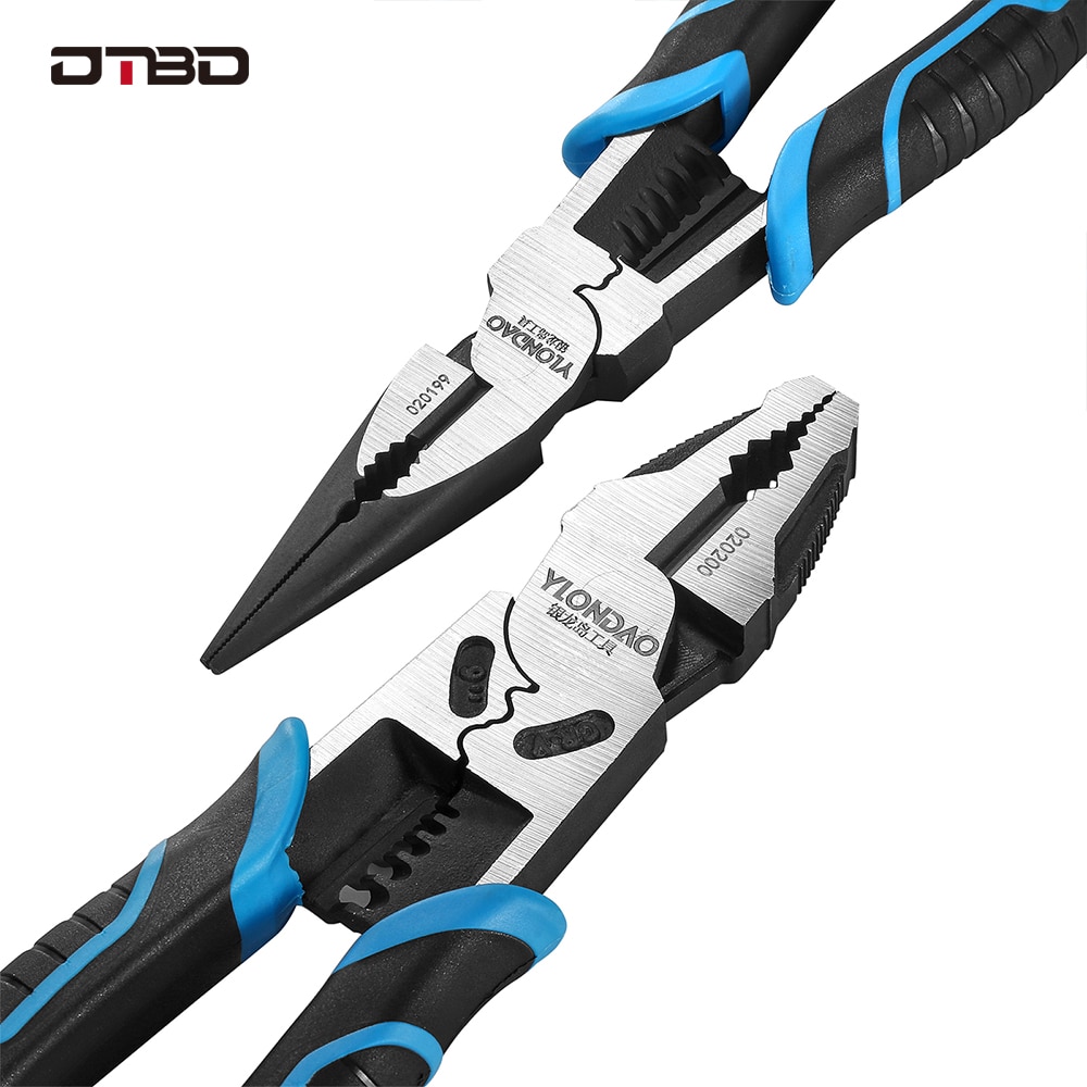 6''8''9'' Multifunction Pliers Set Combination Pliers Stripper/Crimper/Cutter Heavy Duty Wire Pliers Diagonal Pliers Hand Tools