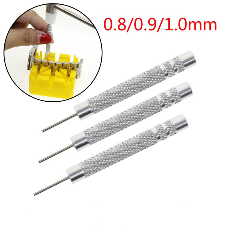 Aluminum Rod Different Price Watch for Band Bracelet Steel Punch Link Pin Remover Repair Tool 0.8/0.9/1.0mm Watch Repair Tools