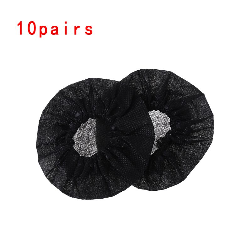 50Pair Disposable Non-woven Microphone Cover Removal Windscreen Protective Mic Cap Pad for KTV Karaoke Supplies LX9B