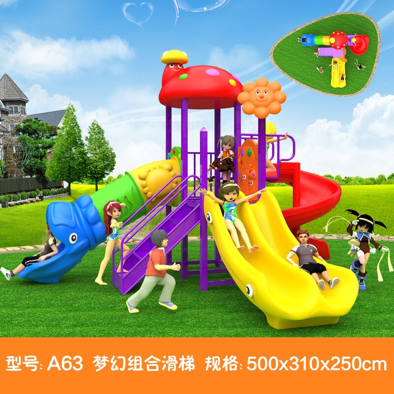 kids toy slide baby outdoor games swing kindergarten sets children's plastic child children playground indoor garden large A63