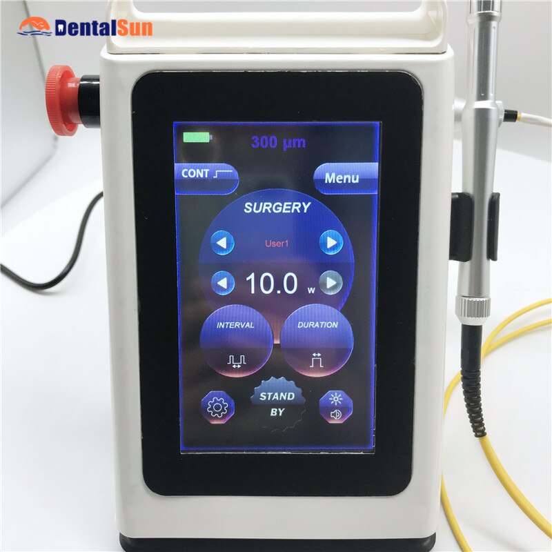 CE FDA Approved 980nm 10W Dental Laser for Oral Soft Tissue Surgery and Teeth Whitening