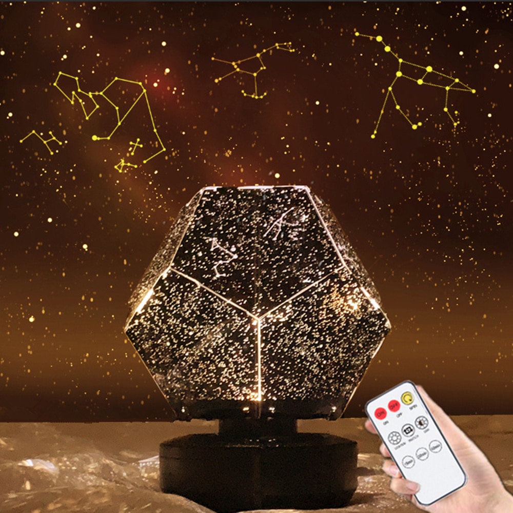 Star Projector Galaxy Lamp Light Starry Sky Night Light led Table Lamp Lite Starlight Nightlight Skylight Gift For Children Kids