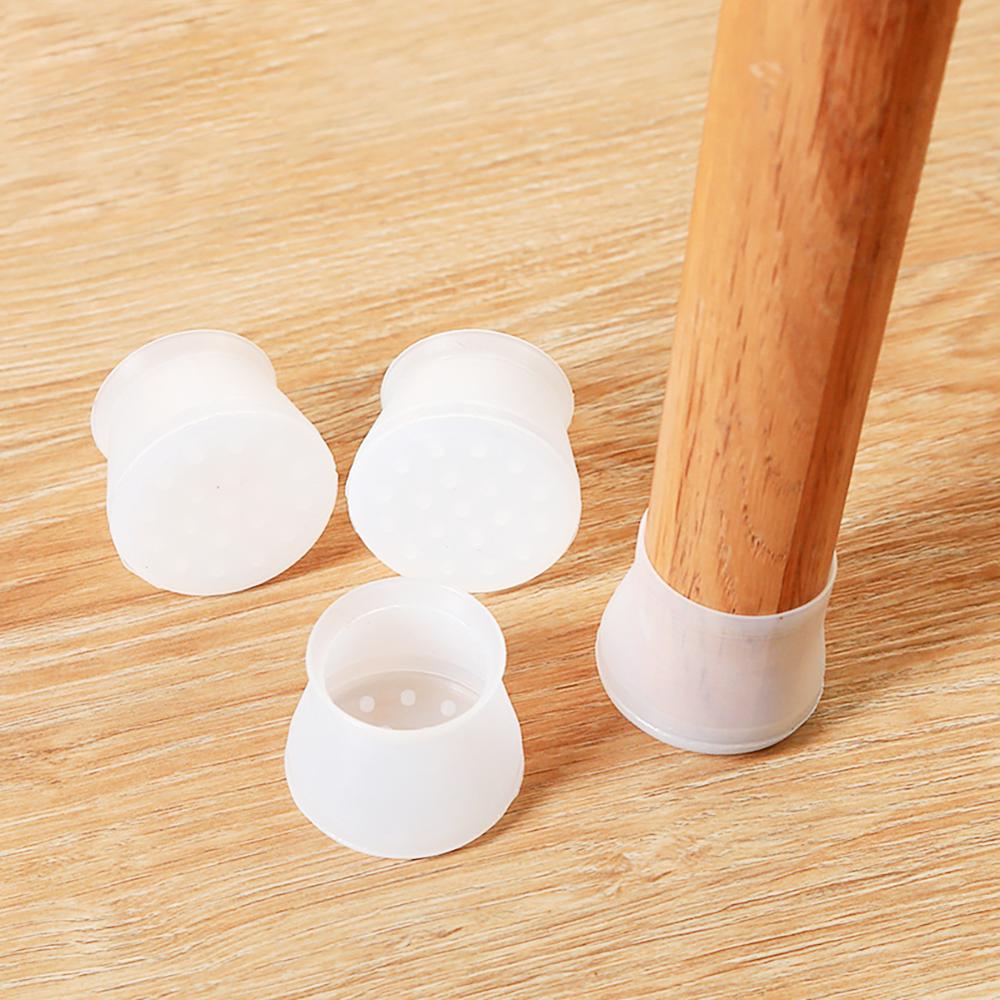 Sofa Table and Chair Anti-noise Stool Leg Protective Cover Silica Gel Table Leg Solid Anti-wear Cushion Silent Chair Foot Cover