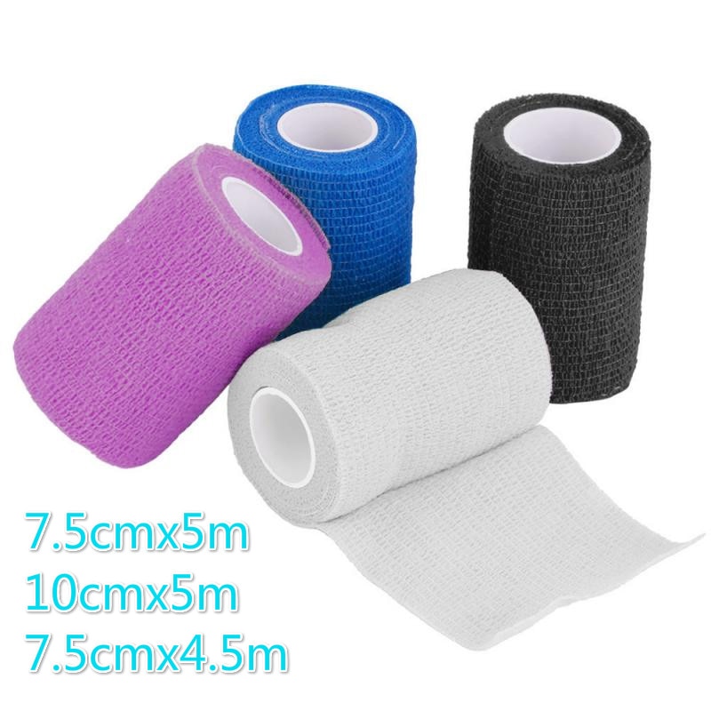 Elastic Bandage Non-woven Self-Adhesive Bandage First Aid Treatment GauzeTape Medical Health Care for outdoor Camping TXTB1