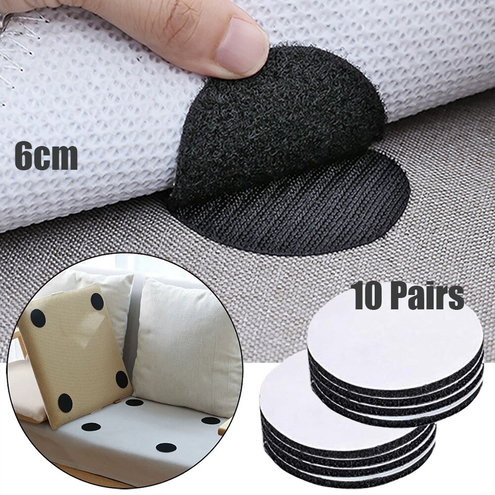 10/20pcs Safe anti-curling carpet tape, carpet clips, velcro to secure the carpet sofa and keep the corners flat