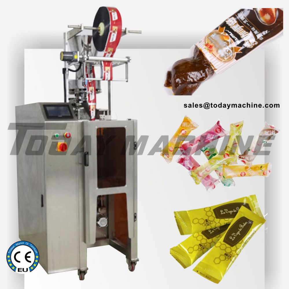 Food Packing Machine for Rice Candy Peanuts Nuts Coffee Beans Fruit Chips Filling Forming Sealing Packing