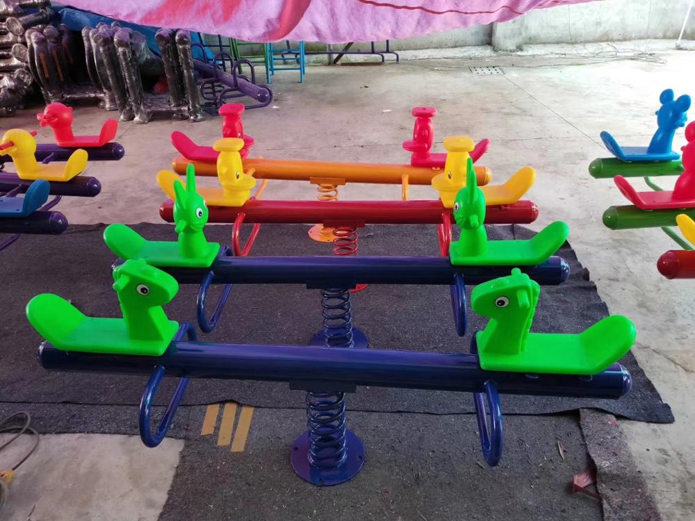 outdoor balance seesaw children seesaw garden toy seesaw chair kids seesaw playground seat baby seesaw children's horse Q36