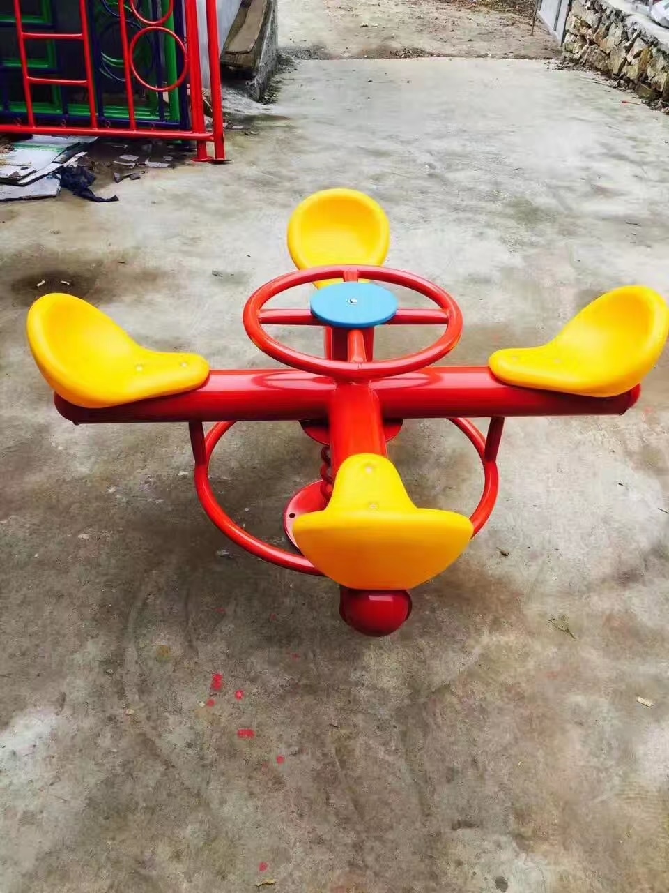 outdoor balance seesaw children seesaw garden toy seesaw chair kids seesaw playground seat baby seesaw children's horse Q41