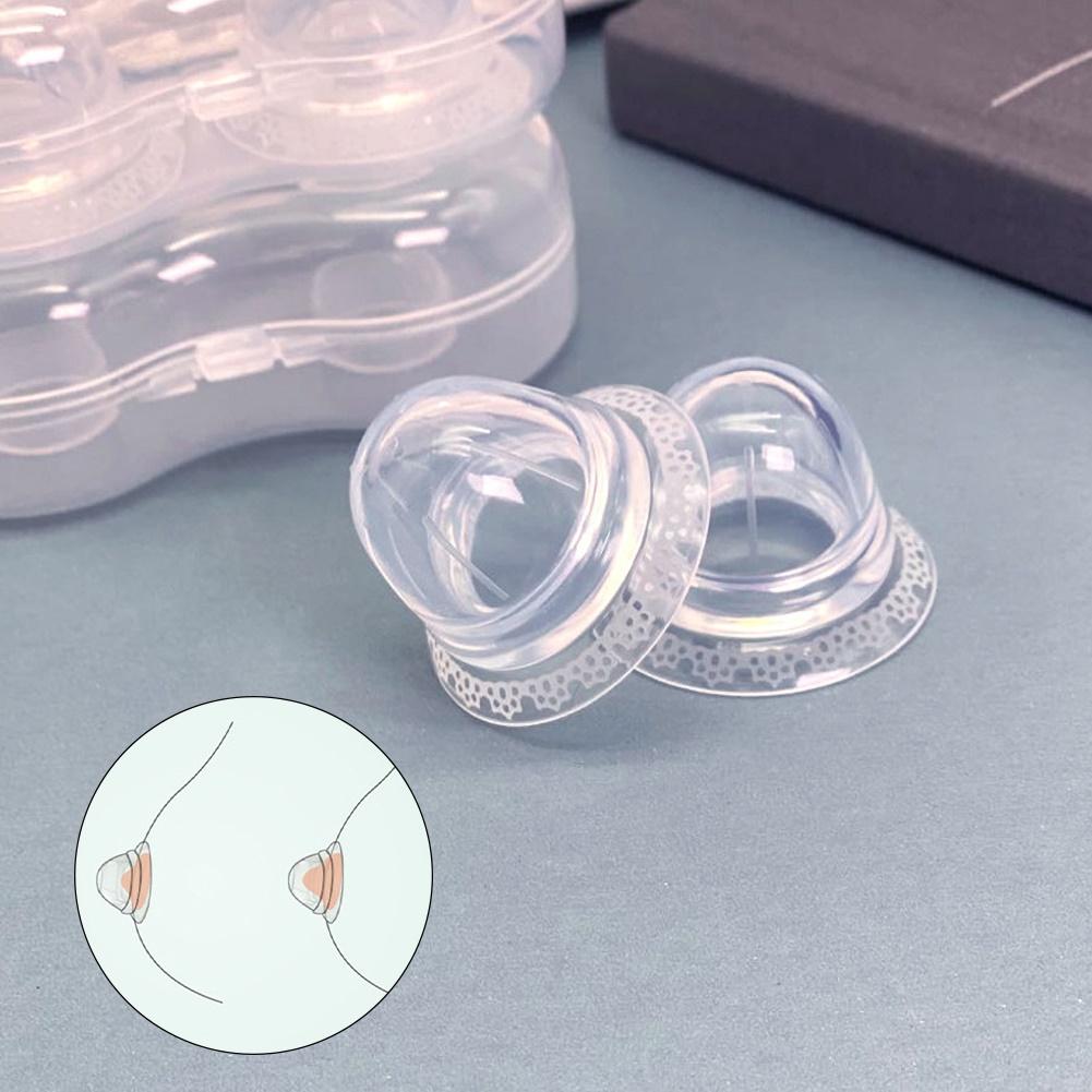 2Pcs Silicone Women Painless Nipple Aspirator Corrector Sucking Puller Braces Redress Niplette Correction Clamps Corrector