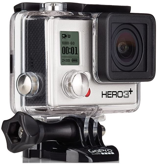 100%Original For GoPro HERO3+ Silver Edition Adventure Camera+Battery+ charging data cable+Waterproof case