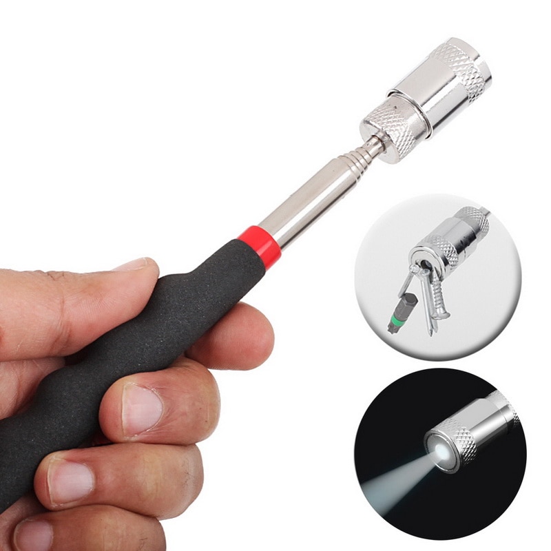 Magnetic Magnet Pen Telescopic Bendable Extendable Long Reaching Pickup Rod Stick Hand Tool Capacity For Picking Up Nut Bolt