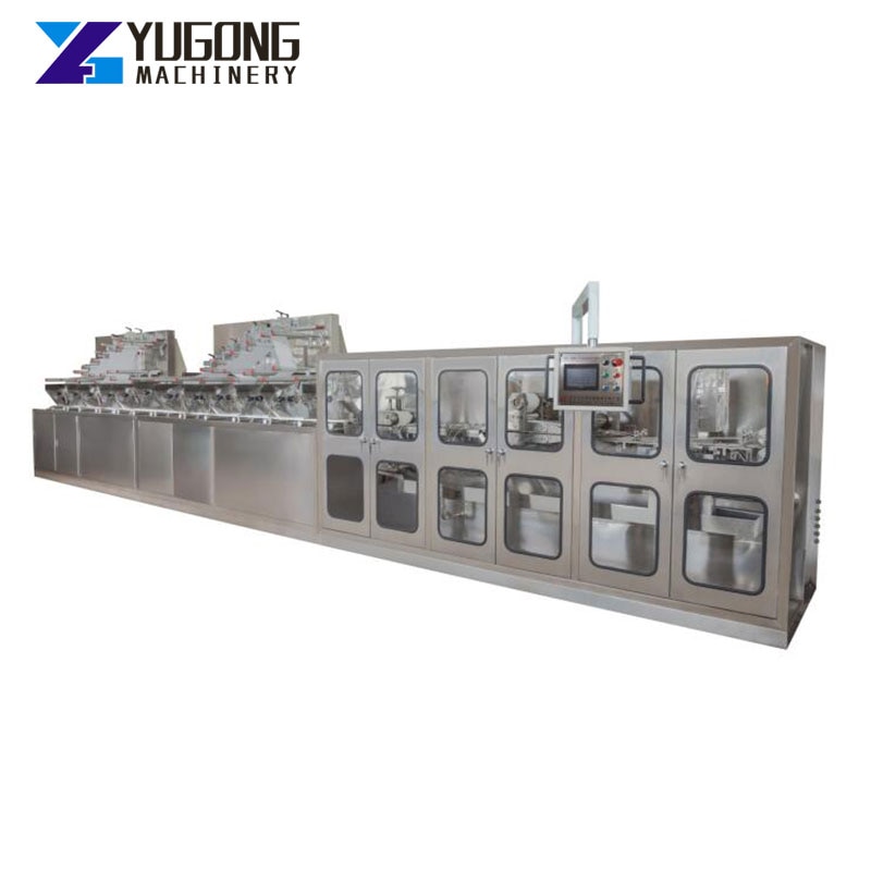 Fully Automatic Wet Wipes Machine Production Line Manufacturers Wet Tissue Humidifying Capping Packing Potting Sealing Machine