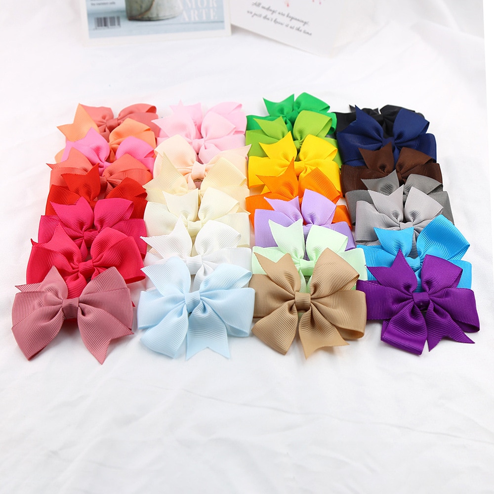 Baby Girls Bows Newborn Kids Ribbon Big Bowknot Toddler Girls Hair Accessories