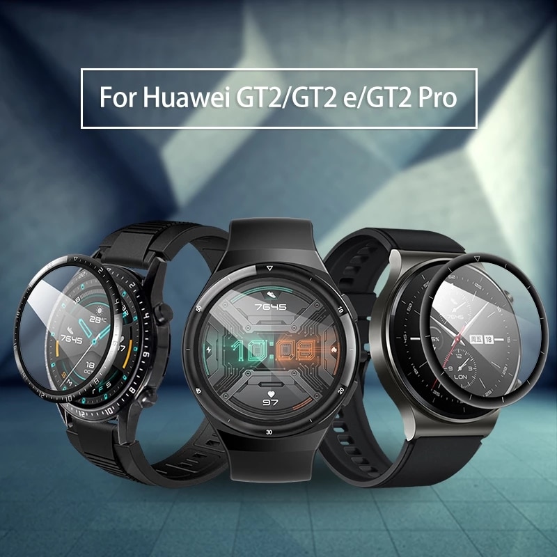 Soft Fibre Glass For Huawei Watch GT2e GT2 Pro Honor Magic 2 GT2 46mm Smart watch Full Screen Protector case smart accessories