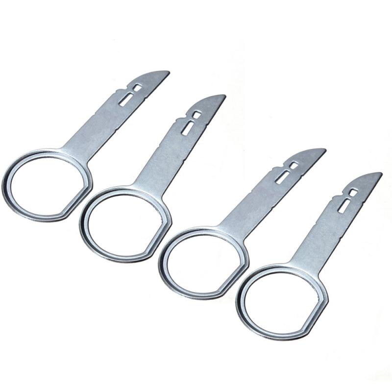 4pcs Car Radio Removal Tools Auto CD Stereo Radio Removal Release For VW Keys Extraction Tools Special Disassembly Tool