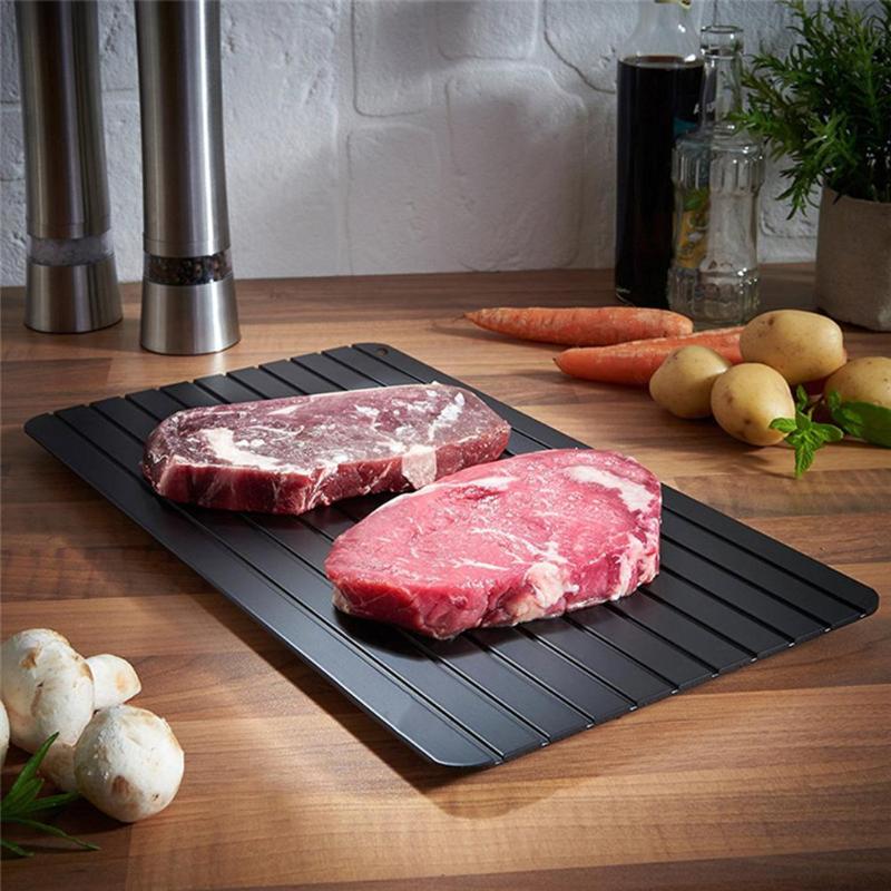 Fast Defrosting Tray Thaw Food Meat thawing Fruit Sea Fish Quick Defrosting Plate Board Tray Kitchen Gadget Tool