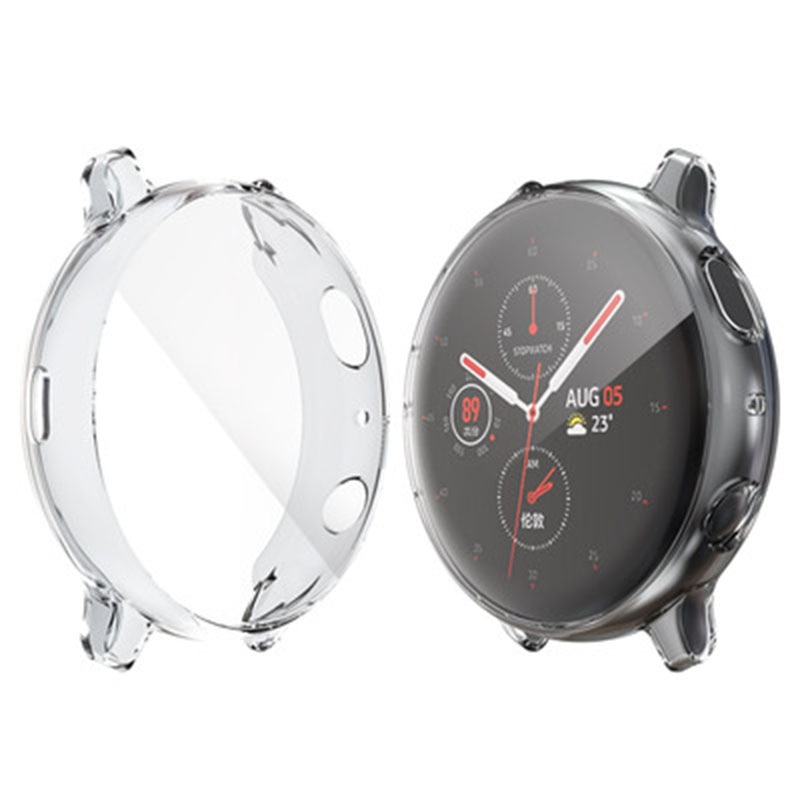 Watch Case for Samsung Galaxy Active 2 Cover Bumper Accessories 40mm Protector Silicone Screen Full Coverage Watch Cases