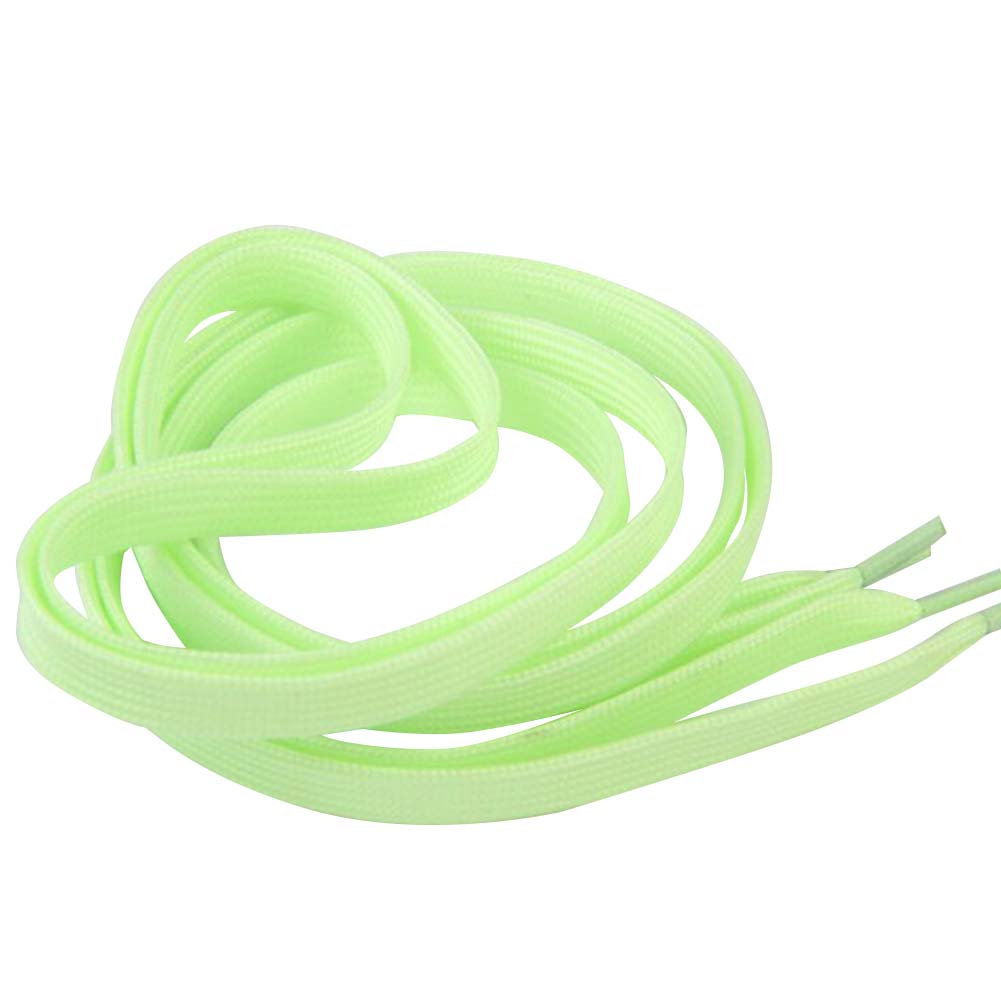 100/120/140cm Luminous Shoelace Flat Shoe Laces Glow in The Dark Fluorescent Athletic Shoe Party Camping Shoelace