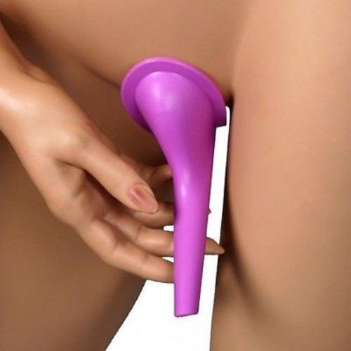 Women Purple Silicone Portable Standing Urinal Female Camping Travelling Device Stand Up Pee Sexy Exotic Accessories Hot Sale