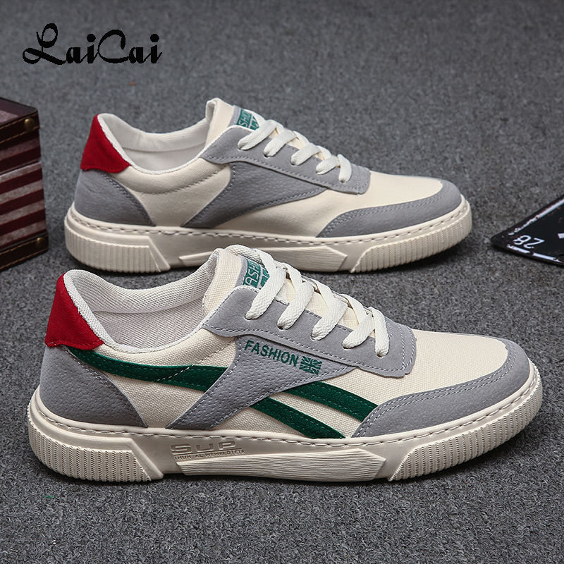 2020 Hot Sale Men's Cloth Shoes Korean Version Fashion Breathable Sports Casual Student Canvas Shoes Ins Board Shoe Men's Shoes