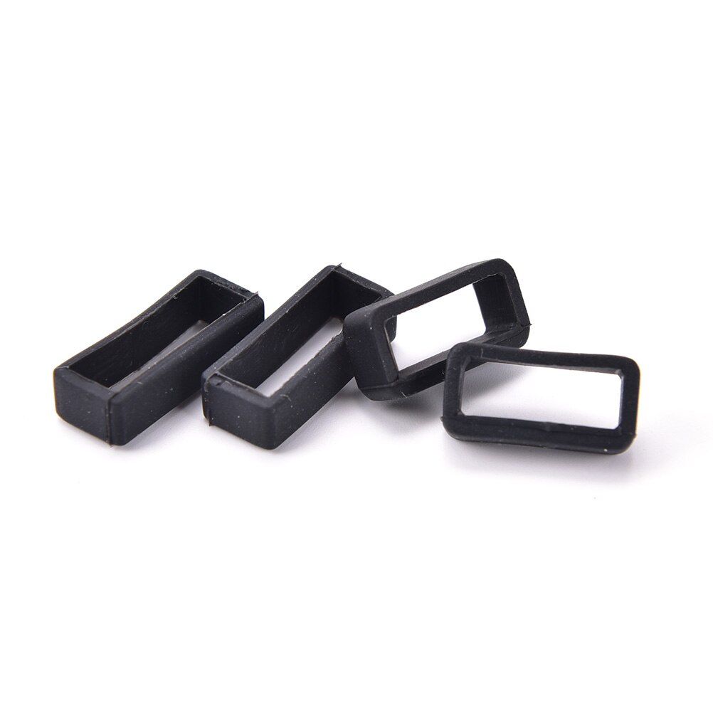 2Pcs New 14mm/16mm/18mm/20mm/22mm/24mm/26mm Silicone Watch Strap Small Rubber Loop Holder Locker Rubber Watch Band Accessories