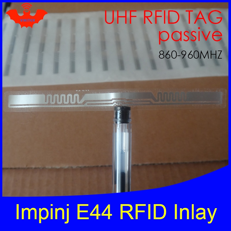 UHF RFID tag Impinj E44 dry inlay 915mhz 900mhz 868mhz 860-960MHZ Higgs3 EPCC1G2 6C smart card passive RFID tags label